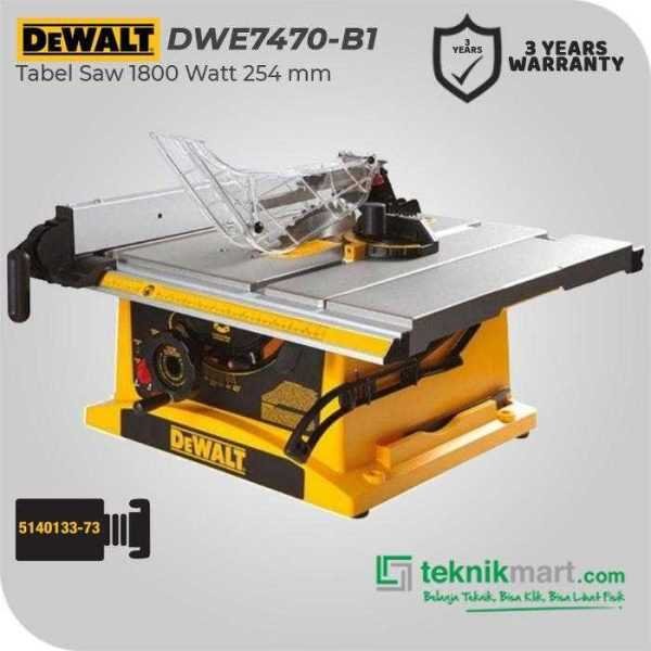 DEWALT DWE7470 TABLE SAW 1800WATT 254MM