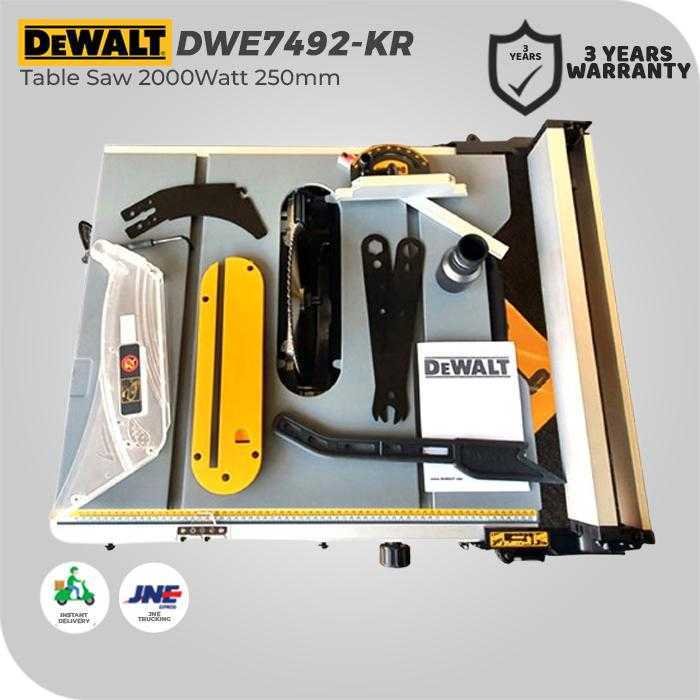 DEWALT DWE7492 TABLE SAW 2000WATT 250MM - Image 3