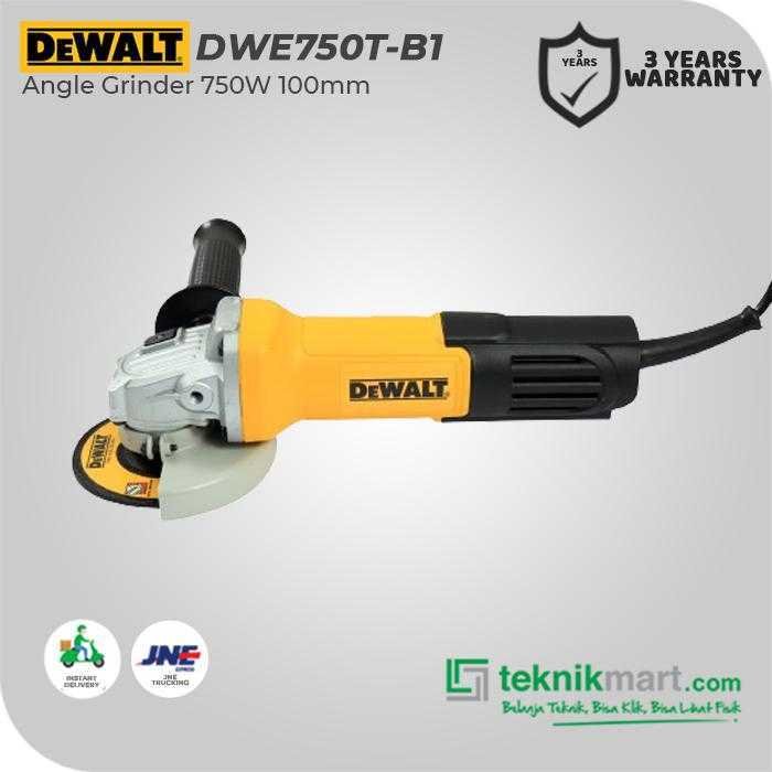 DEWALT DWE750T ANGLE GRINDER 750WATT 100MM / 4INCH - Image 3