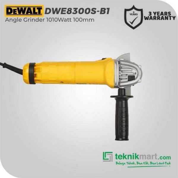 DEWALT DWE8300S ANGLE GRINDER WITH SLIDE SWITCH 1010WATT 100MM