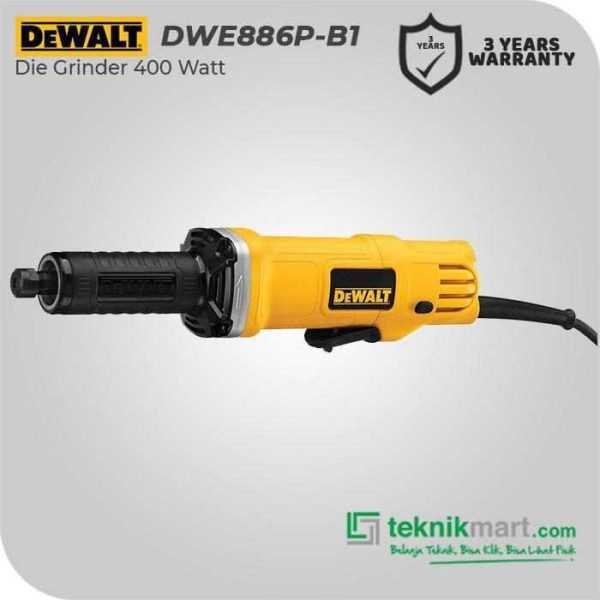 DEWALT DWE886P DIE GRINDER PADDLE SWITCH 400WATT 6MM