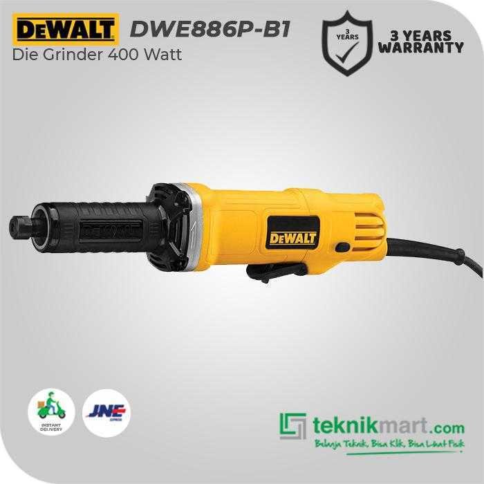 DEWALT DWE886P DIE GRINDER PADDLE SWITCH 400WATT 6MM - Image 2
