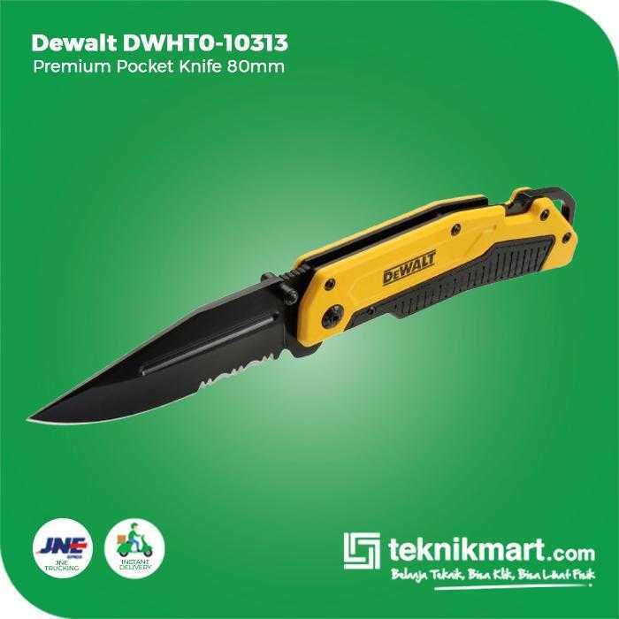 DEWALT DWHT0-10313 PREMIUM POCKET KNIFE 80MM - Image 3