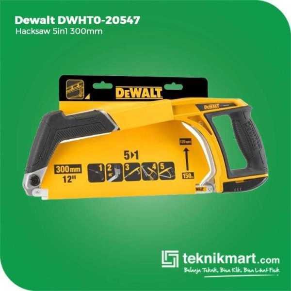 DEWALT DWHT0-20547 HACKSAW METAL / WOOD / PLASTIC 5IN1 300MM