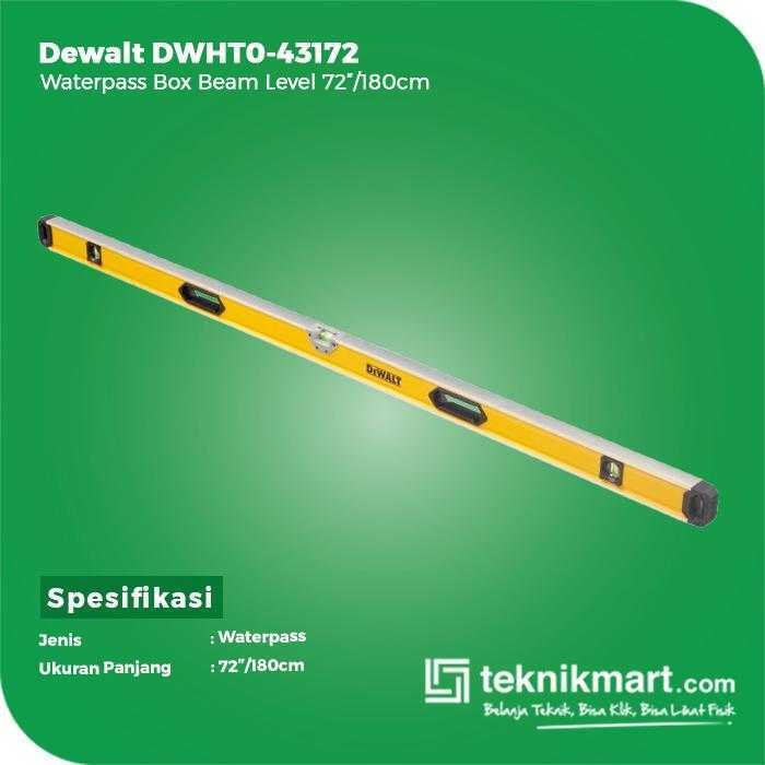 DEWALT DWHT0-43172 WATERPASS BOX BEAM LEVEL 72"/180CM - Image 2