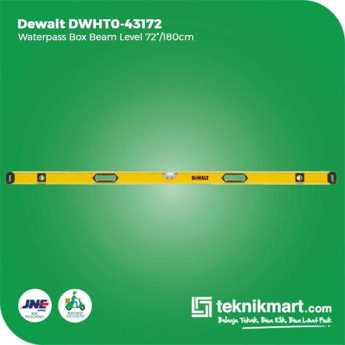 DEWALT DWHT0-43172 WATERPASS BOX BEAM LEVEL 72"/180CM - Image 3