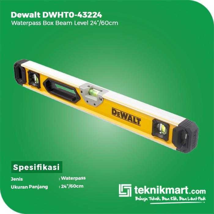 DEWALT DWHT0-43224 WATERPASS BOX BEAM LEVEL 24"/60CM - Image 2