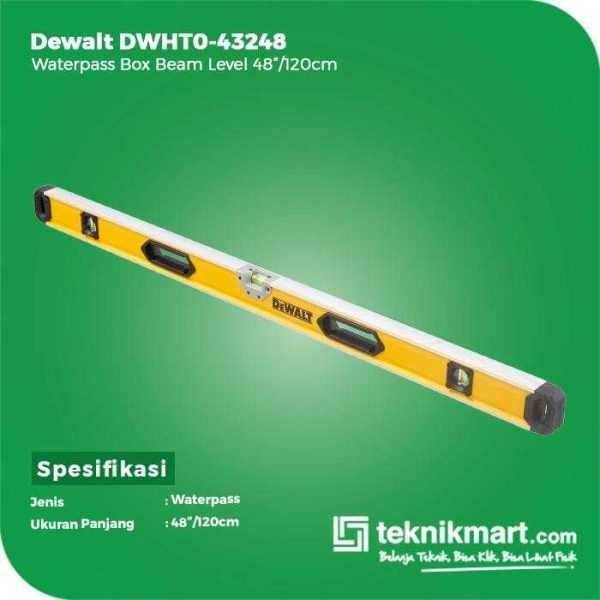 DEWALT DWHT0-43248 WATERPASS BOX BEAM LEVEL 48"/120CM