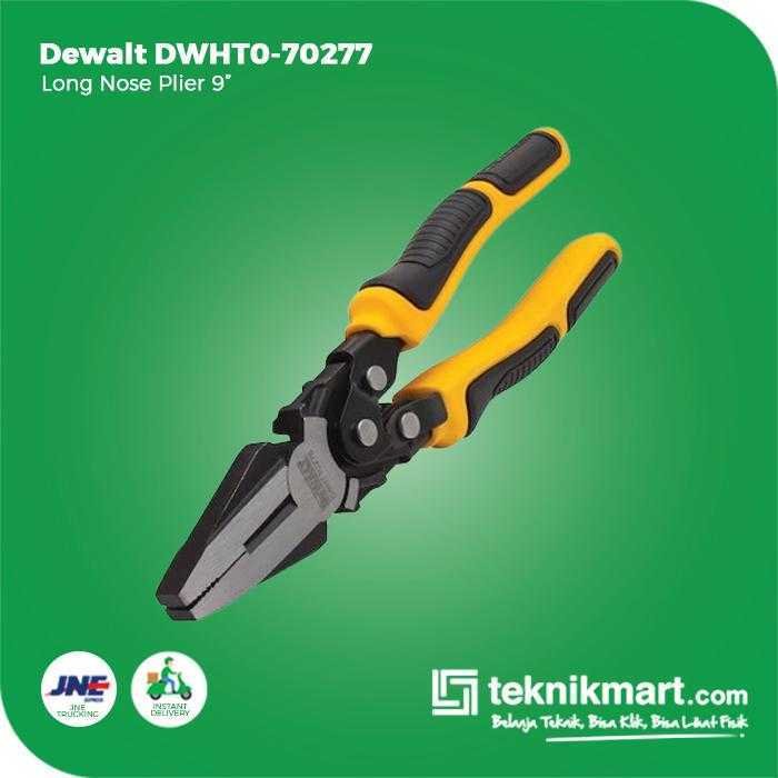 DEWALT DWHT0-70277 LONG NOISE PLIERS 9 INCH - Image 3