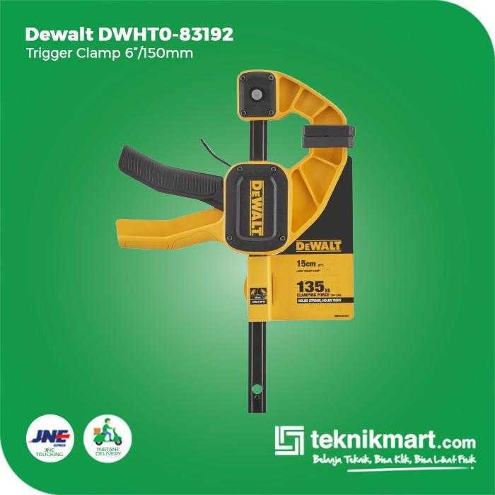 DEWALT DWHT0-83192 TRIGGER CLAMP 150MM/6" - Image 3