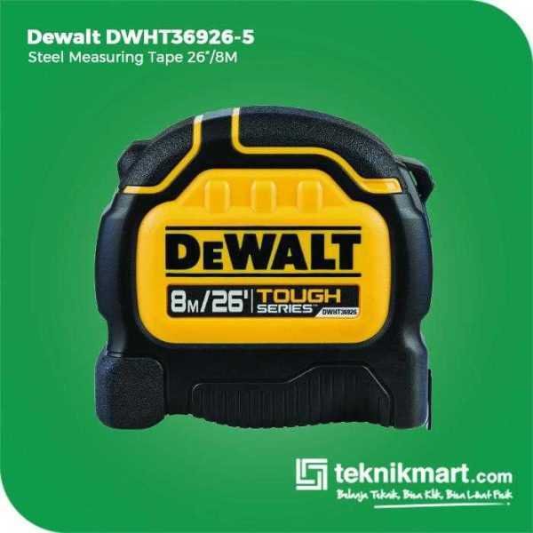 DEWALT DWHT36926-5 STEEL MEASURING TAPE 8M/26" X 32MM (TOUGH SERIES)