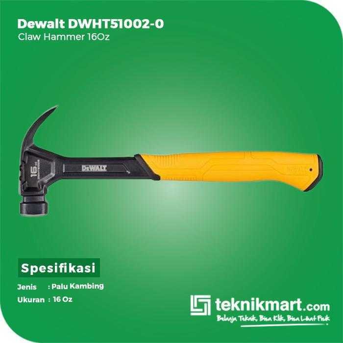 DEWALT DWHT51002-0 CLAW HAMMER 16 OZ - Image 2