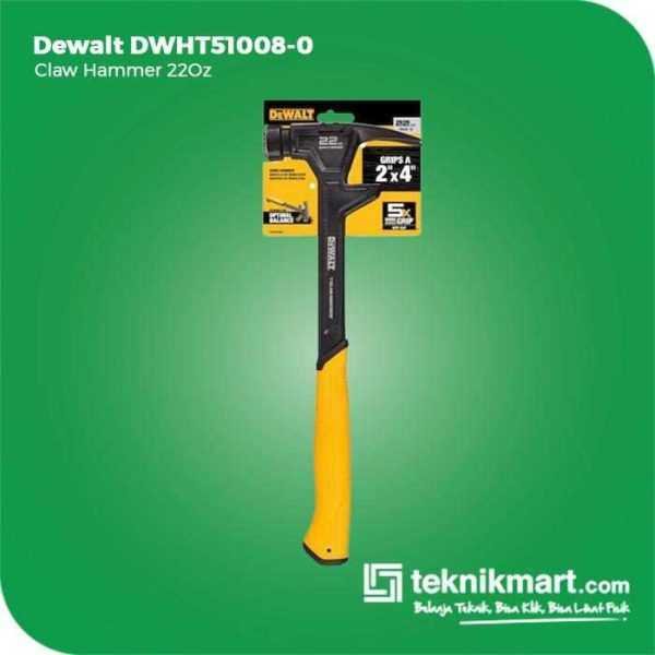DEWALT DWHT51008-0 CLAW HAMMER 22 OZ