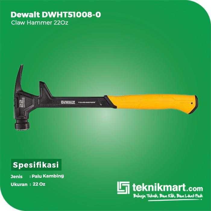 DEWALT DWHT51008-0 CLAW HAMMER 22 OZ - Image 2