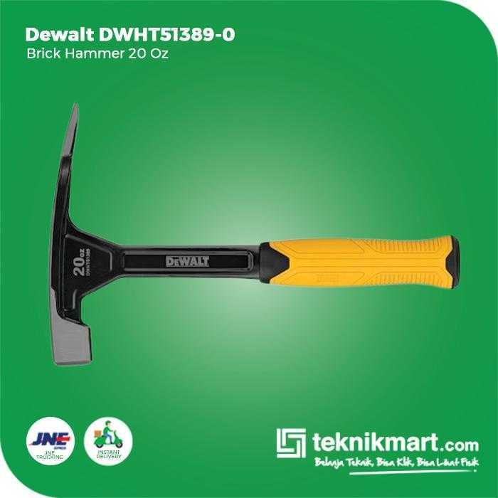 DEWALT DWHT51389-0 BRICK HAMMER 20 OZ - Image 3