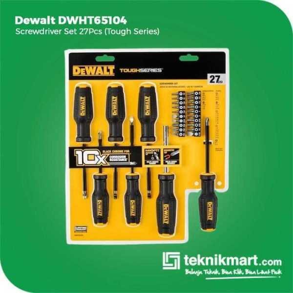 DEWALT DWHT65104 SCREWDRIVER SET 27 PCS (TOUGH SERIES)