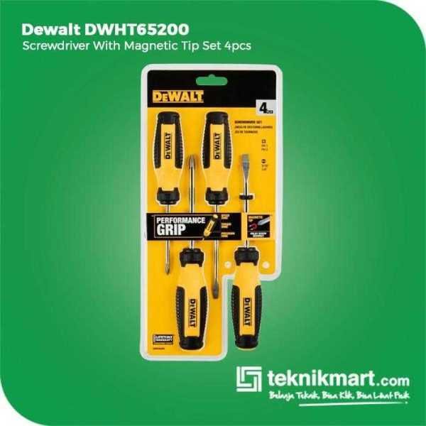 DEWALT DWHT65200 SCREWDRIVER SET 4PCS WITH MAGNETIC TIP