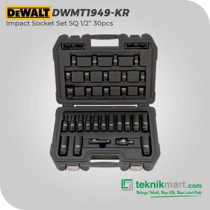 DEWALT DWMT19249 IMPACT SOCKET SET SQ1/2INCH 30PCS