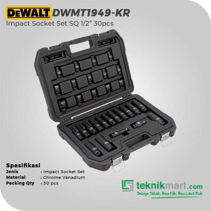 DEWALT DWMT19249 IMPACT SOCKET SET SQ1/2INCH 30PCS - Image 2