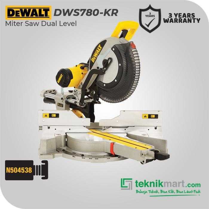 DEWALT DWS780 MITER SAW SLIDE 1675WATT 305MM
