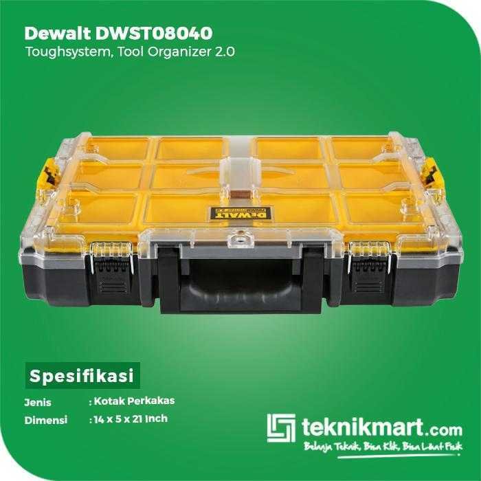 DEWALT DWST08040 TOUGHSYSTEM TOOL ORGANIZER 2.0 - Image 2