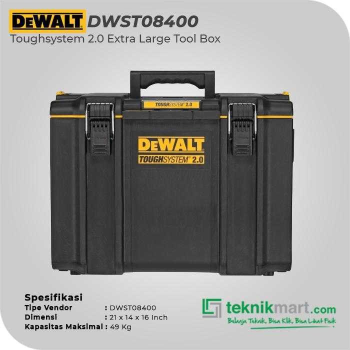 DEWALT DWST08400 TOUGHSYSTEM 2.0 DS400 EXTRA LARGE TOOLBOX - Image 3