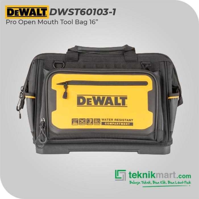 DEWALT DWST60103-1 PRO TOOL BAG OPEN MOUTH 16"