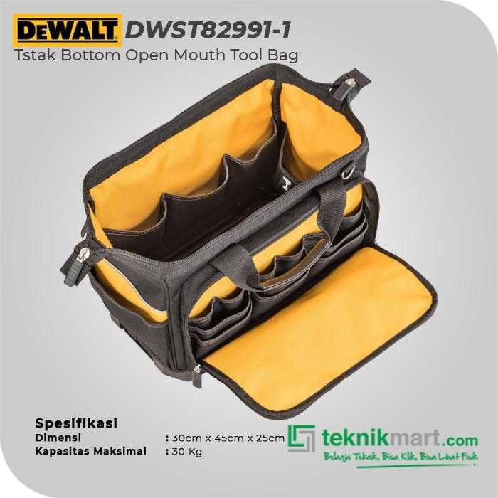 DEWALT DWST82991-1 TSTAK BOTTOM OPEN MOUTH TOOL BAG - Image 2