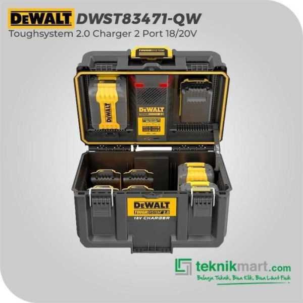 DEWALT DWST83471 TOUGHSYSTEM 2.0 CHARGER BOX 2 PORT 18/20VOLT