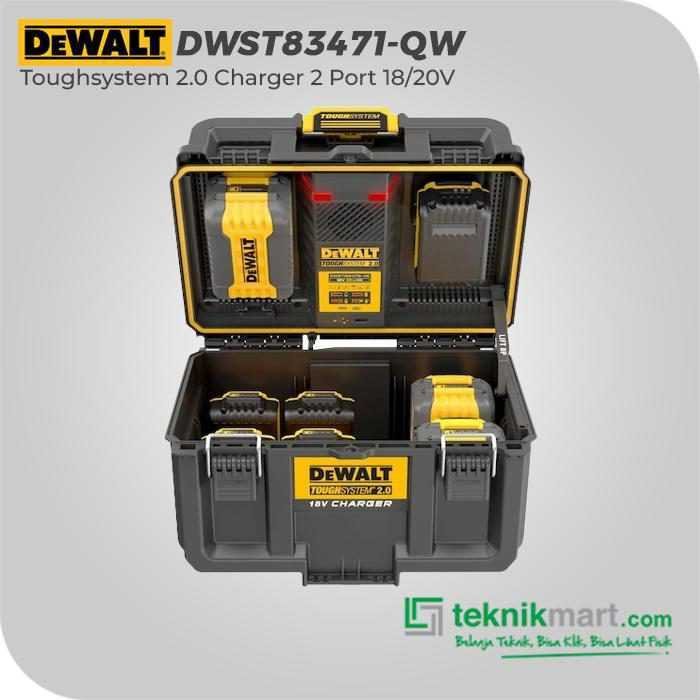 DEWALT DWST83471 TOUGHSYSTEM 2.0 CHARGER BOX 2 PORT 18/20VOLT