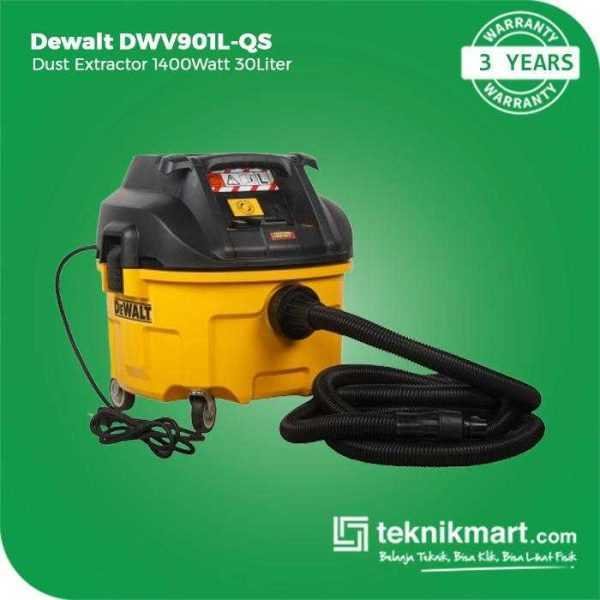 DEWALT DWV901L DUST EXTRACTOR / VACUUM 1400WATT 30LITER