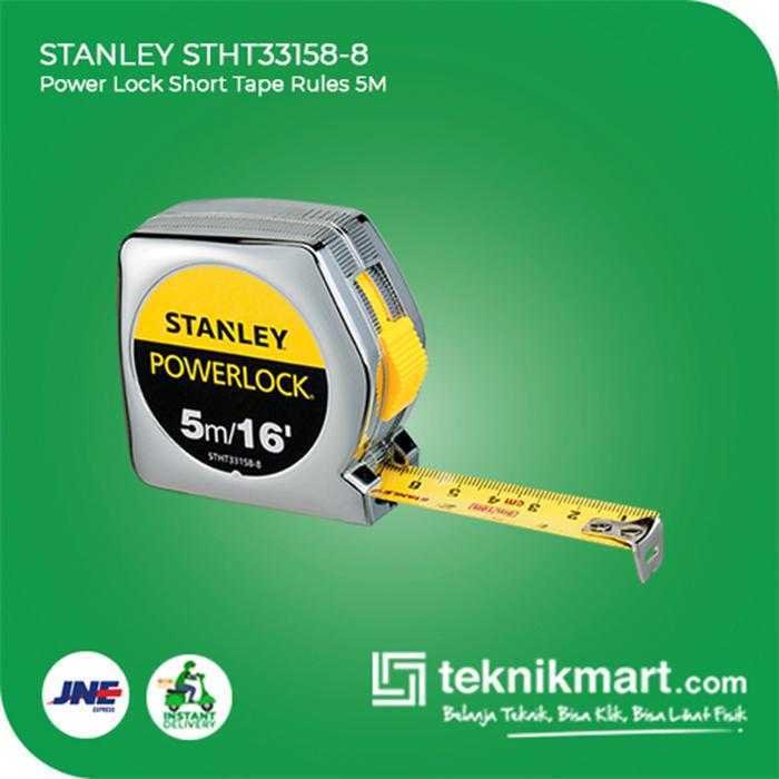 STANLEY STHT33158 POWER LOCK SHORT TAPE RULES 5M/16"X19MM - Image 3