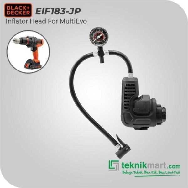 BLACK AND DECKER EIF183-JP INFLATOR HEAD FOR MULTI EVO