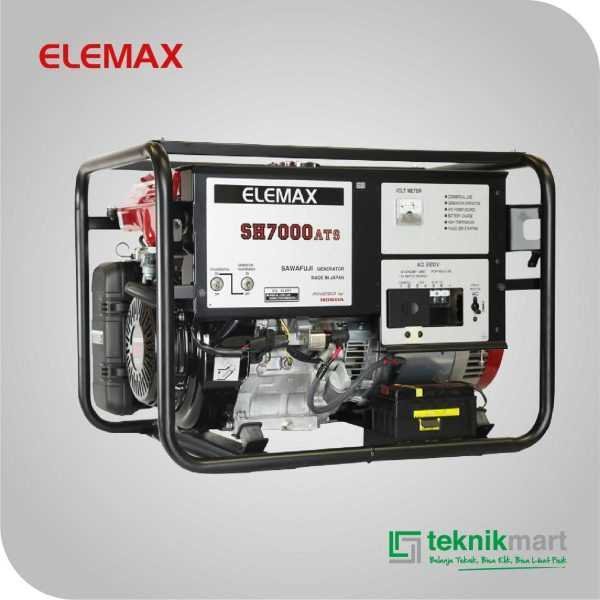 ELEMAX HONDA SH 7000 ATS GASOLINE AUTO TRANSFER SWITCH GENSET 6,1KVA
