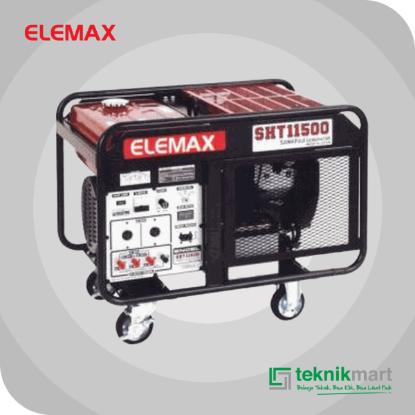 ELEMAX HONDA SHT 11500 RAVS GASOLINE HEAVY DUTY STARTER GENSET 10,5KVA 3PHASE
