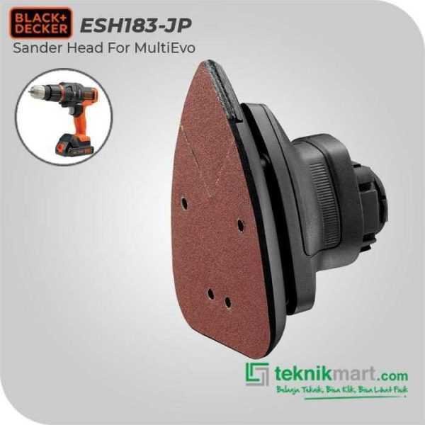 BLACK AND DECKER ESH183-JP SANDER HEAD FOR EVO185 MULTIEVO