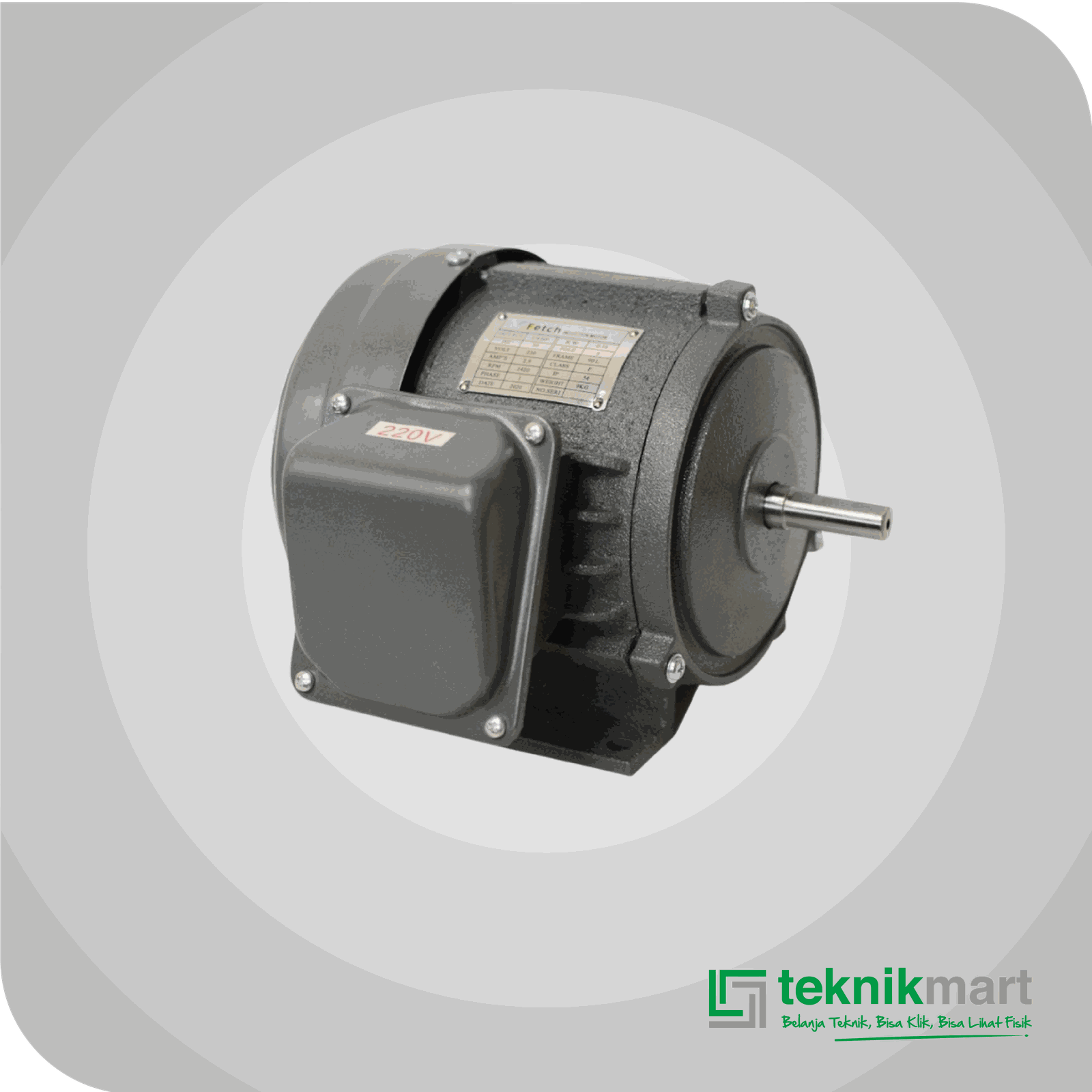 FETCH ELECTRO MOTOR 1/4 HP 1P 4P