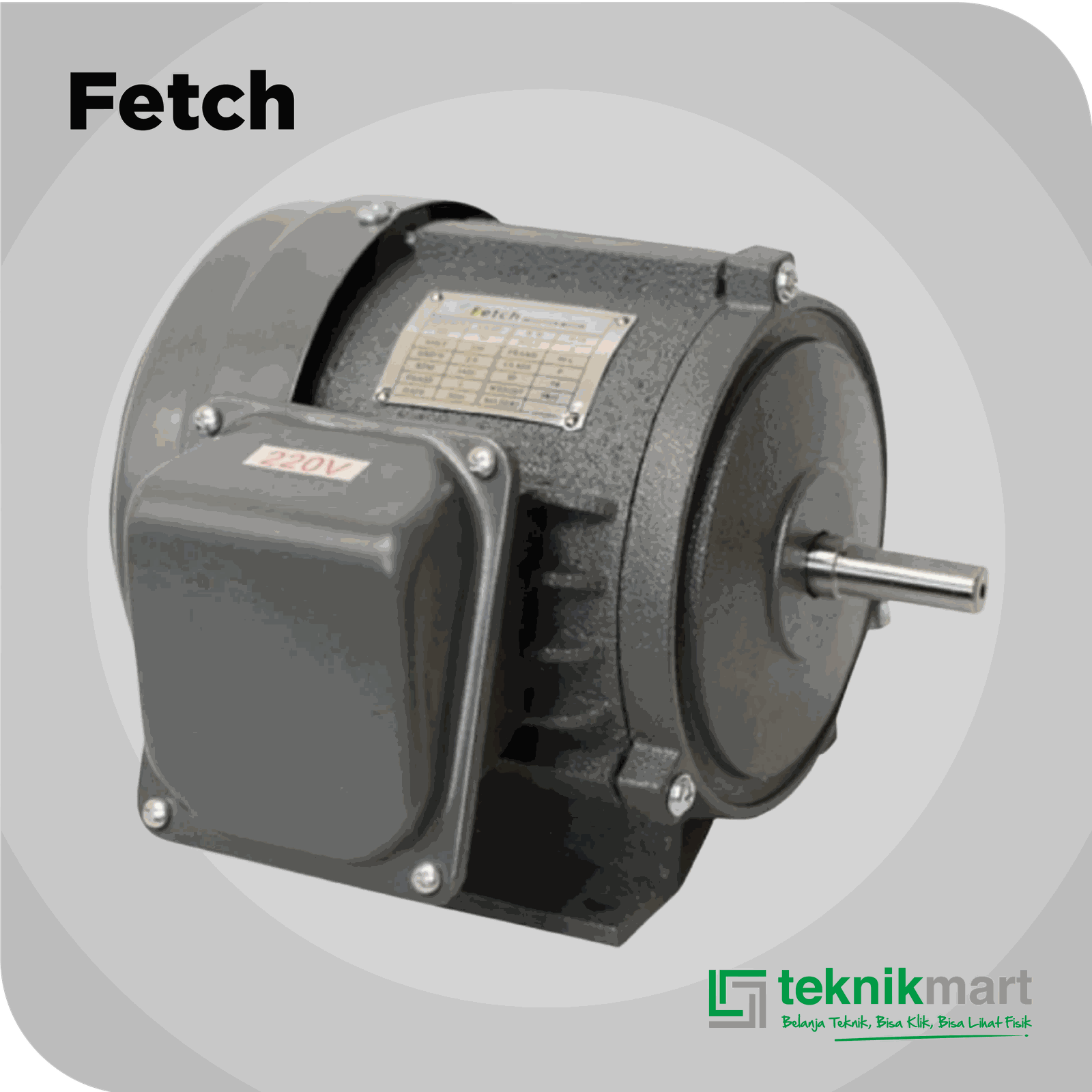 FETCH ELECTRO MOTOR 1 HP 1P 4P