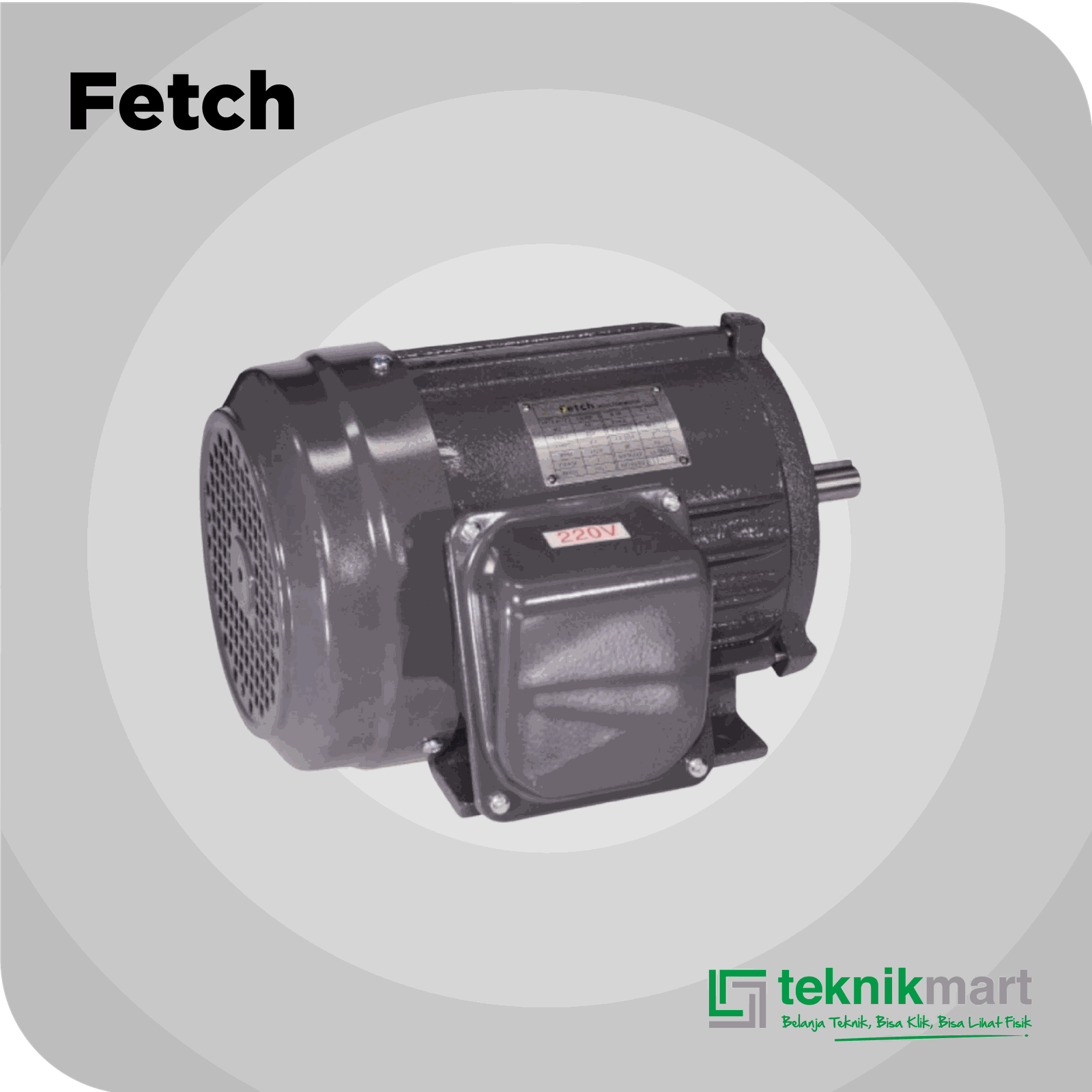 FETCH ELECTRO MOTOR 2 HP 1P 4P