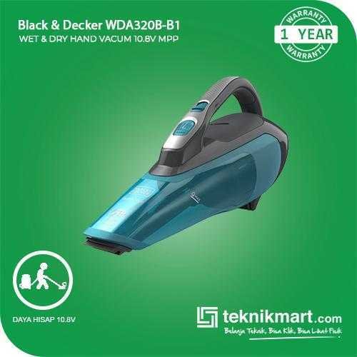 BLACK AND DECKER WDA320B WET & DRY HAND VACUUM 10.8V MPP