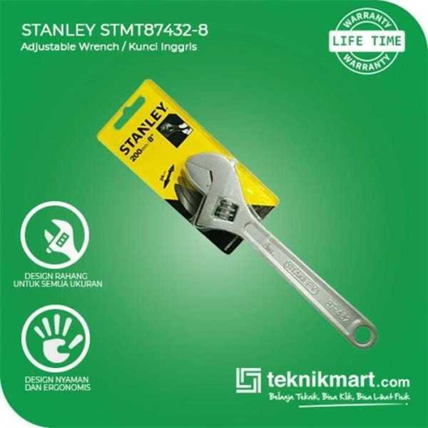 STANLEY STMT87432-8 ADJUSTABLE WRENCH 8"