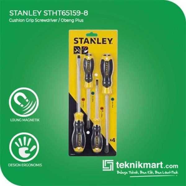 STANLEY STMT66671 CUSHION GRIP SCREWDRIVER SET 4 PCS