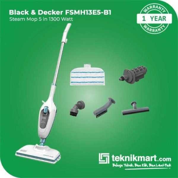 BLACK AND DECKER FSMH13E5 STEAM MOP 5 IN 1 1300WATT