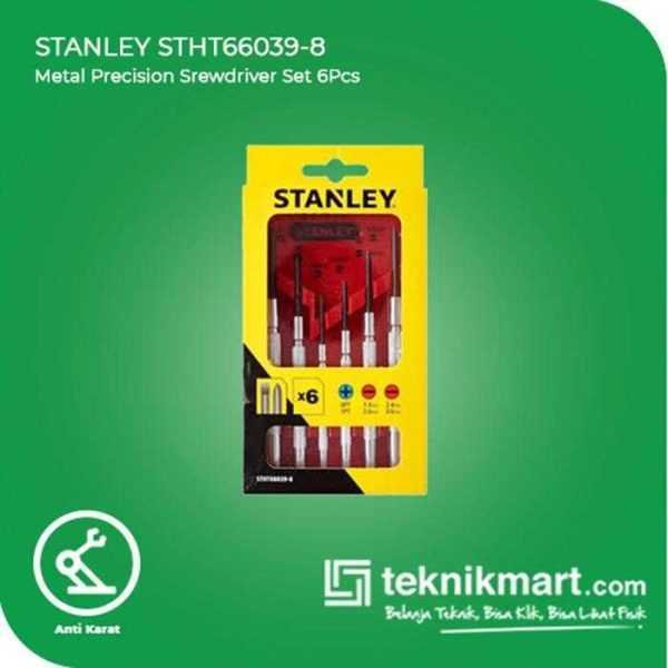 STANLEY STHT66039-8 METAL PRECISION SREWDRIVER SET (RED CASE) 6PCS