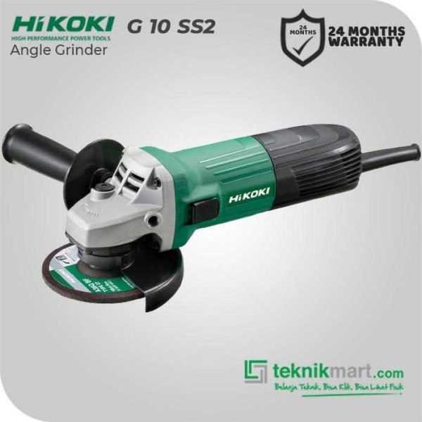 HIKOKI G 10SS2 DISC GRINDER 4" 600 WATT