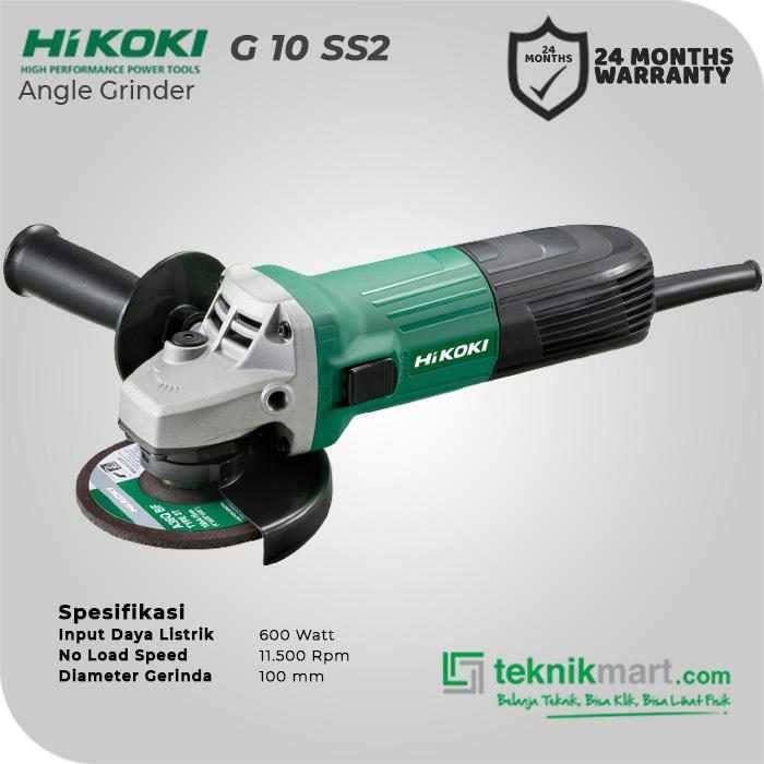 HIKOKI G 10SS2 DISC GRINDER 4" 600 WATT - Image 2