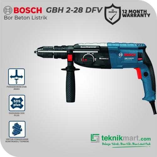 BOSCH GBH 2-28 DFV ROTARY HAMMER WITH SDS PLUS 800WATT 3.2JOULE 28MM