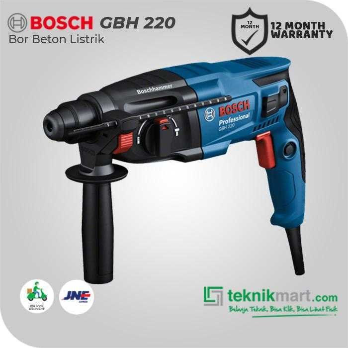 BOSCH GBH 220 ROTARY HAMMER 720WATT 2 JOULE SDS PLUS - Image 3