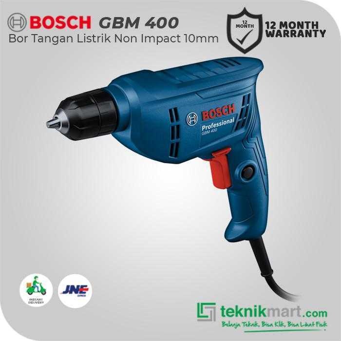 BOSCH GBM 400 ROTARY DRILL 400WATT 10MM - Image 3