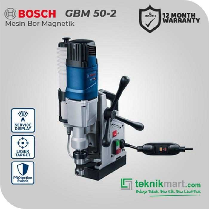 BOSCH GBM 50-2 MAGNETIC DRILL 1200WATT 50-250/100-510RPM